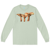 Matcha lactarius rufus mushroom Long Sleeve Tee - LillyAllenDesigns