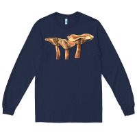Navy lactarius rufus mushroom Long Sleeve Tee - LillyAllenDesigns