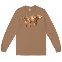 Toasted Coconut lactarius rufus mushroom Long Sleeve Tee - LillyAllenDesigns