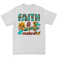 Dove Grey Faith It Till You Make It Premium Tee - BundleAndBundleShop