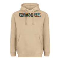 Mushroom grammie cowhide sunflower 1 Heavyweight Hoodie - Jasminsmagicworld