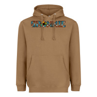 Toasted Coconut grammie cowhide sunflower 1 Heavyweight Hoodie - Jasminsmagicworld