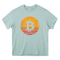 Arona bitcoin vintage sunset Heavy Core Tee - linhVisuals