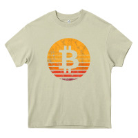 Mossy bitcoin vintage sunset Heavy Core Tee - linhVisuals