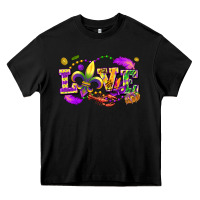 Black Love Mardi Gras Heavy Core Tee - FaDigitalArtStudio