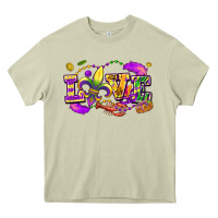 Mossy Love Mardi Gras Heavy Core Tee - FaDigitalArtStudio