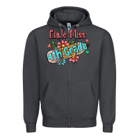 Smoke little miss fourth grade Zipper Hoodie - Jasminsmagicworld