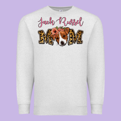 Jack Russel Mom Premium Sweatshirt Designed By Jasminsmagicworld