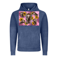 Vintage Denim Baby elephant sunflowers kid's bottle Vintage Hoodie - Artiststas