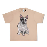 Burro white black french bulldog Urban Heavy Tee - LillyAllenDesigns