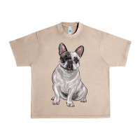 French Oak white black french bulldog Urban Heavy Tee - LillyAllenDesigns