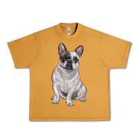 Peanut Butter white black french bulldog Urban Heavy Tee - LillyAllenDesigns