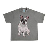 Tornado white black french bulldog Urban Heavy Tee - LillyAllenDesigns