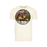 Vintage Arctic elk buck deer christmas Vintage Tee - LillyAllenDesigns