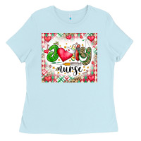 Baby Blue Joly Nurse Ladies Tee - CowhideDigitalArt