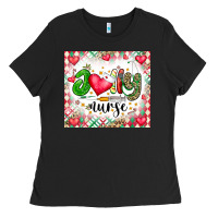 Black Joly Nurse Ladies Tee - CowhideDigitalArt