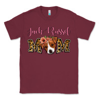 Burgundy Jack Russel Mom Classic Tee - Jasminsmagicworld