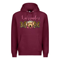 Burgundy labrador mom Premium Hoodie - Jasminsmagicworld