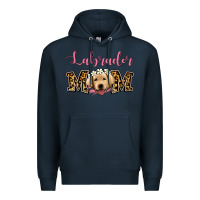 Navy labrador mom Premium Hoodie - Jasminsmagicworld