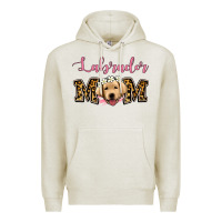 Oatmeal Heather labrador mom Premium Hoodie - Jasminsmagicworld