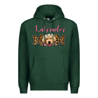 Sports Green labrador mom Premium Hoodie - Jasminsmagicworld