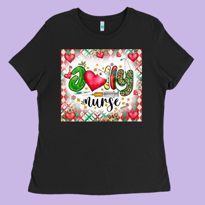Joly Nurse Ladies Tee Designed By Cowhidedigitalart