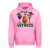 Fuchsia Pink drink up withces halloween Urban Hoodie - RanaPortraitStore