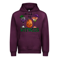 Mauve Wine drink up withces halloween Urban Hoodie - RanaPortraitStore