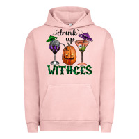 Pigment Salmon drink up withces halloween Urban Hoodie - RanaPortraitStore