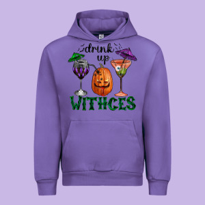 Drink Up Withces Halloween Urban Hoodie Designed By Ranaportraitstore