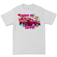 Dove Grey Loads of love valentine's day truck Premium Tee - FaDigitalArtStudio