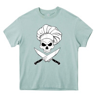 Arona chef skull and crossbones knives halloween Heavy Core Tee - linhVisuals