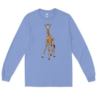 Colony Blue baby giraffe Long Sleeve Tee - LillyAllenDesigns