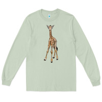Matcha baby giraffe Long Sleeve Tee - LillyAllenDesigns