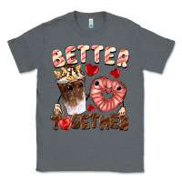 Charcoal Heather Better together Valentine's Day Classic Tee - FaDigitalArtStudio