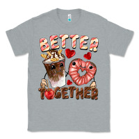 Heather Grey Better together Valentine's Day Classic Tee - FaDigitalArtStudio
