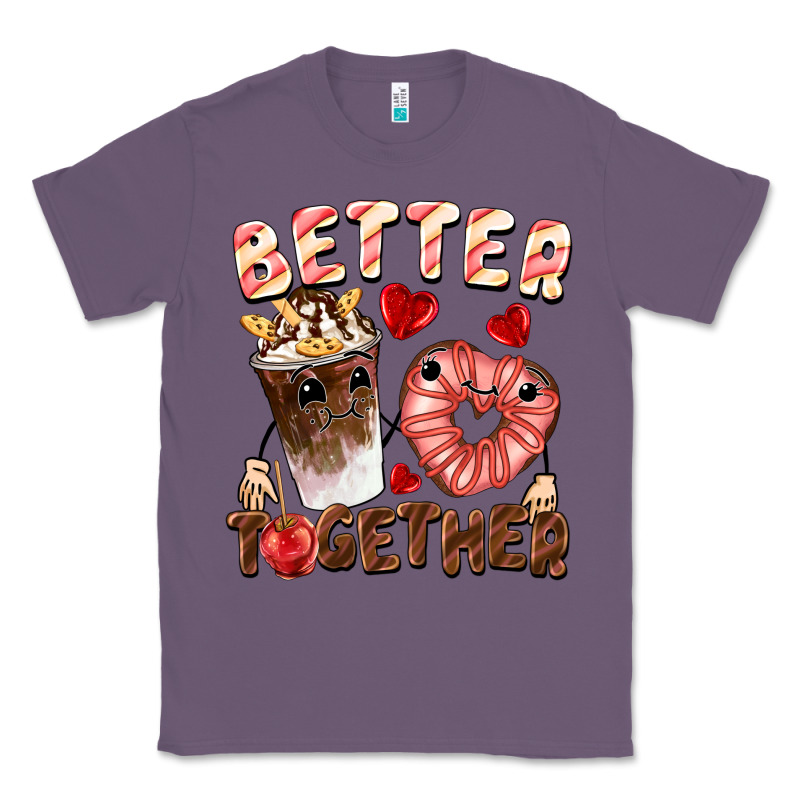 Better Together Valentine's Day Classic Tee by FaDigitalArtStudio | Teevron