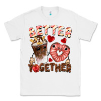White Better together Valentine's Day Classic Tee - FaDigitalArtStudio