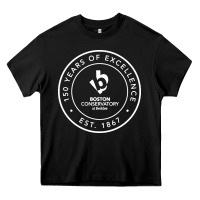 Black boston conservatory Heavy Core Tee - linhVisuals