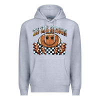 Heather Grey tis the season football smiley face Premium Hoodie - BarkalooDesign
