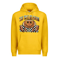 Lemon tis the season football smiley face Premium Hoodie - BarkalooDesign