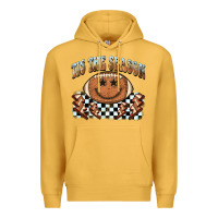 Mustard tis the season football smiley face Premium Hoodie - BarkalooDesign