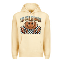 Pina Colada tis the season football smiley face Premium Hoodie - BarkalooDesign