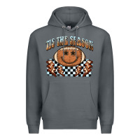 Rock tis the season football smiley face Premium Hoodie - BarkalooDesign