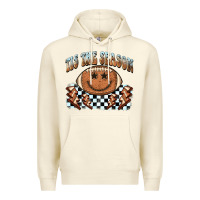 Sandshell tis the season football smiley face Premium Hoodie - BarkalooDesign