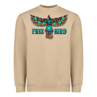 Mushroom turquoise freebird Heavyweight Sweatshirt - RanaPortraitStore