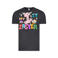 Vintage Black My 1st Easter Vintage Tee - CowhideDigitalArt