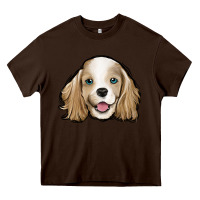 Chocolate Brown cocker spaniel Heavy Core Tee - Jasminsmagicworld