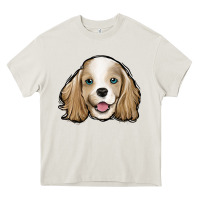 Cream cocker spaniel Heavy Core Tee - Jasminsmagicworld