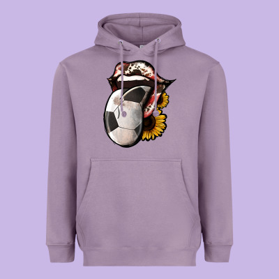 Soccer Tongue Heavyweight Hoodie Designed By Jasminsmagicworld